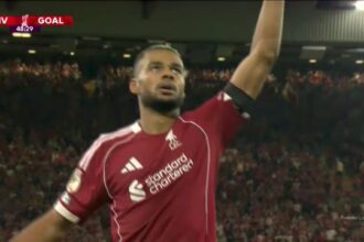 video exclusiv gol de clasa pe anfield cody gakpo a ridiculizat defensiva adversa si a marcat in liverpool bournemouth gestul facut pentru diogo jota 689f964128c40