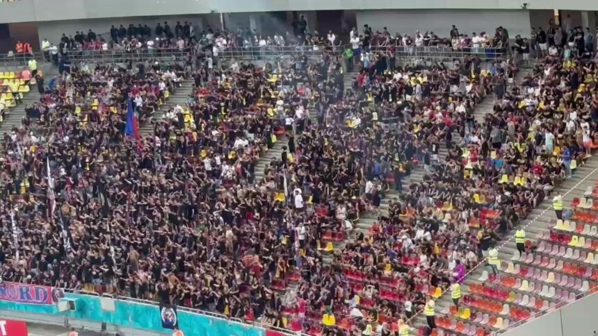 FCSB riscă penalizări! Strigătele Peluzei Nord înainte de marea confruntare cu Dinamo 1 video fcsb va fi sanctionata scandarile peluzei nord inaintea derby ului cu dinamo 688e5dd2256a0
