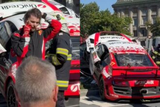 video fiul lui mihai leu implicat intr un accident la super rally timisoara cu masina tatalui sau 68970f0051803