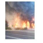 Flăcări uriașe în Mamaia: Fumul dens din Bellagio se zărește de pe nisip! 2 video incendiu de proportii in zona bellagio din mamaia fumul negru se vede de pe plaja 6894d27eb7ec1