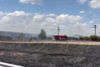video incendiu in zona autostrazii a2 bucuresti constanta anuntul igpr 6892122f3f58e