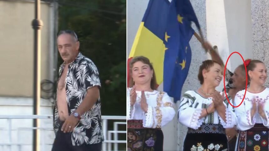 video scandalos un individ a inlaturat steagurile uniunii europene de la casa de cultura din mangalia in timpul unui spectacol 6899f0ec26185