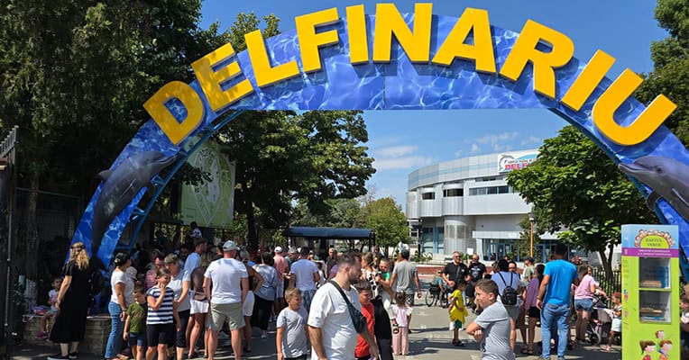 Aflux impresionant de spectatori la spectacolele de la Delfinariul din Constanța 1 video val de vizitatori la reprezentatiile de la delfinariu constanta 6894fca4ef6a9