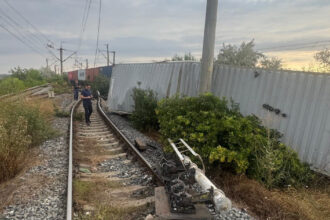 videofoto circulatia trenurilor a fost blocata vineri dimineata intre constanta si mangalia din cauza deraierii unui marfar la agigea 688c8a6e58c34