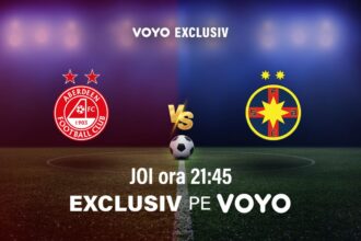 voyo aduce in exclusivitate duelul european al verii aberdeen fcsb in play off ul uefa europa league 68a45a6736e5f
