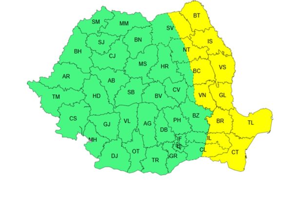 alerta meteo pentru constanta si tulcea anm a emis cod galben iata cat va dura si ce fenomene sunt asteptate 68cb9dc165169