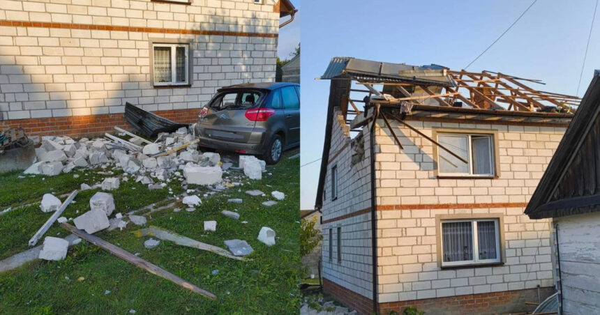 Racheta poloneză a transformat acoperișul casei avariate din Polonia, nu dronele rusești! 1 dronele rusesti din polonia acoperisul casei avariate a fost de fapt distrus de o racheta lansata de un f 16 polonez presa 68c976e623d4b