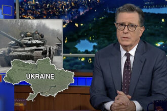 emisiunea the late show with stephen colbert a prezentat o harta a ucrainei fara crimeea 68c9b7087f77f