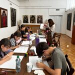 foto atelier de creatie la muzeul de arta constanta copiii au explorat grafica si emotiile prin desen 68d0f562b79c4