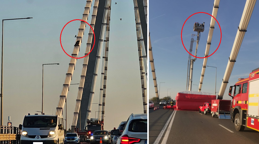 Traficul pe DN 39 este oprit din cauza unui bărbat care intenționează să se arunce de pe podul de la Agigea 1 foto circulatia pe dn 39 este blocata din cauza unui barbat care ameninta ca se arunca de pe podul de la agigea 68be67c4b266d