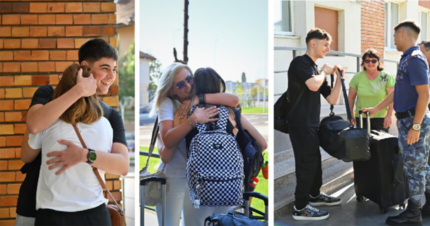 "Rămas bun plin de emoție: Bobocii Academiei Navale Mircea cel Bătrân își îmbrățișează familiile înainte de aventura pregătirii" 1 foto momente emotionante bobocii academiei navale mircea cel batran si au luat la revedere de la cei dragi inainte de stagiul de pregatire 68b6ac7eba453