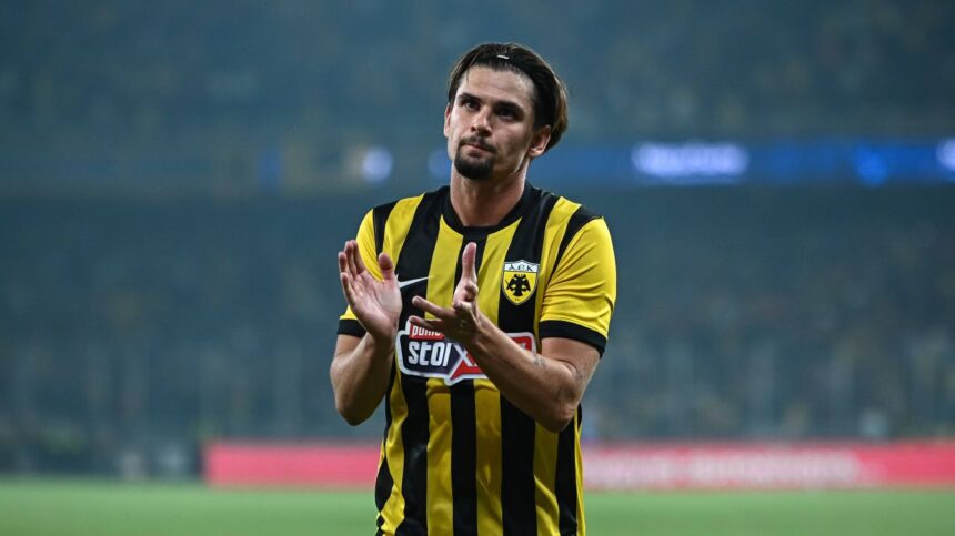 Răzvan Marin a părăsit terenul, iar înlocuitorul său a marcat rapid golul decisiv pentru AEK Atena! 1 foto razvan marin a iesit dupa o ora iar inlocuitorul sau a inscris imediat golul victoriei pentru aek atena 68c7ef20a5a37