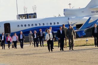 foto video presedintele comisiei europene ursula von der leyen la baza 57 aeriana mihail kogalniceanu 68b5b6913fb7c