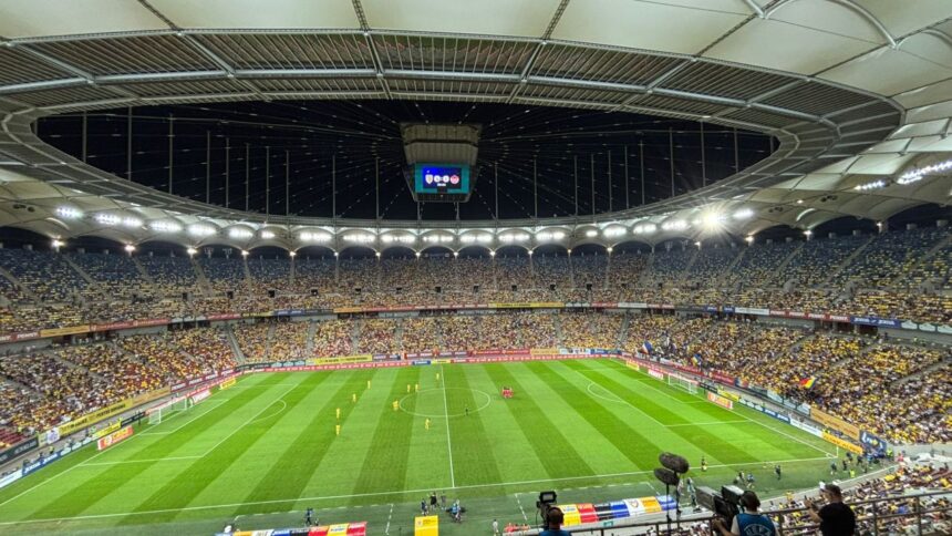 Impresii din tribune: Atmosfera Arenei Naționale la confruntarea România - Canada 1 galerie foto cum arata tribunele arenei nationale la meciul romania canada 68bb342657667
