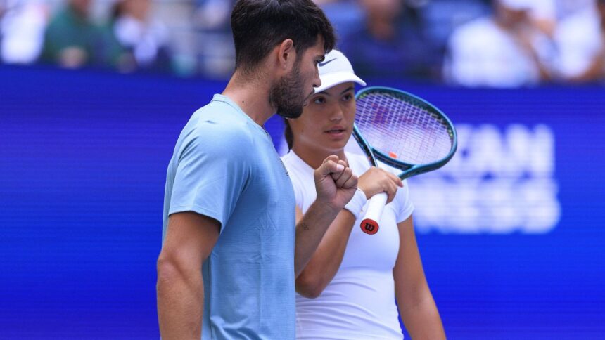 Emma Răducanu și Carlos Alcaraz: Reîntâlnire pe Terenul de Tenis și Decizia Surpriză a Cuplului de Sportivi 1 galerie foto emma raducanu si carlos alcaraz din nou impreuna pe terenul de tenis decizia anuntata de cei doi 68d92be8142b4