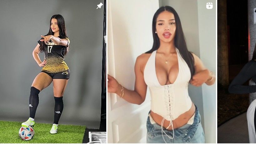 Kiana Dufour își descoperă pasiunea pentru fotbalul pe nisip! 1 galerie foto kiana dufour s a apucat de fotbal pe plaja 68cd3c246db39
