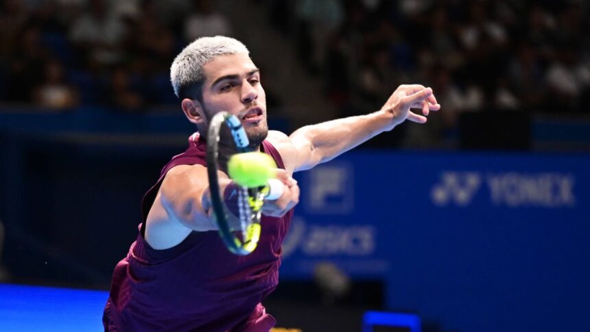 Carlos Alcaraz continuă să strălucească: Un nou record de victorii în 2025 pentru liderul ATP! 1 galerie foto nu se mai opreste record de cariera pentru carlos alcaraz cate victorii a reusit in 2025 numarul unu atp 68db996db8a04