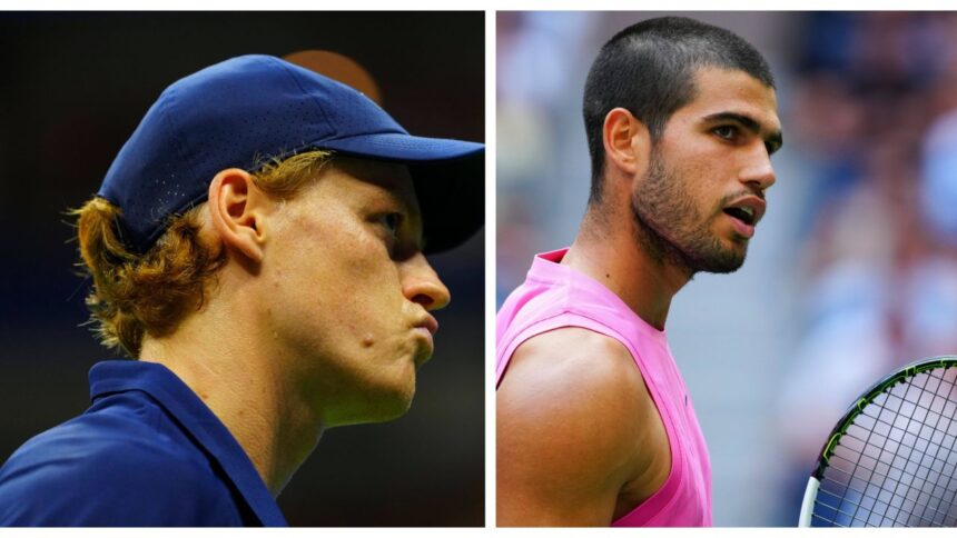 Finala US Open 2025: Mizele colosale în confruntarea dintre Jannik Sinner și Carlos Alcaraz 1 galerie foto totul pe linie mizele ametitoare ale finalei us open 2025 jannik sinner carlos alcaraz 68bd7f44a173a
