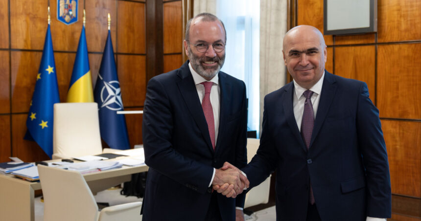 Întâlnire de vârf: Ilie Bolojan și Manfred Weber, președintele PPE, în dialog despre subiecte esențiale 1 ilie bolojan s a intalnit cu presedintele ppe manfred weber ce au discutat cei doi oficiali 68b59436f1cad