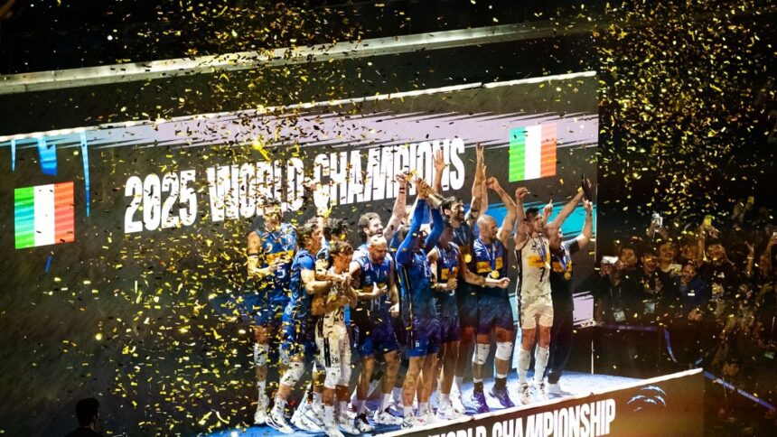 Italia își adaugă al cincilea trofeu mondial la palmares. Cât timp a trecut de la ultima finală disputată de Bulgaria la Campionatul Mondial de volei? 1 italia a cucerit al cincilea titlu mondial dupa cati ani a jucat bulgaria o finala la cm de volei 68d94748401fe