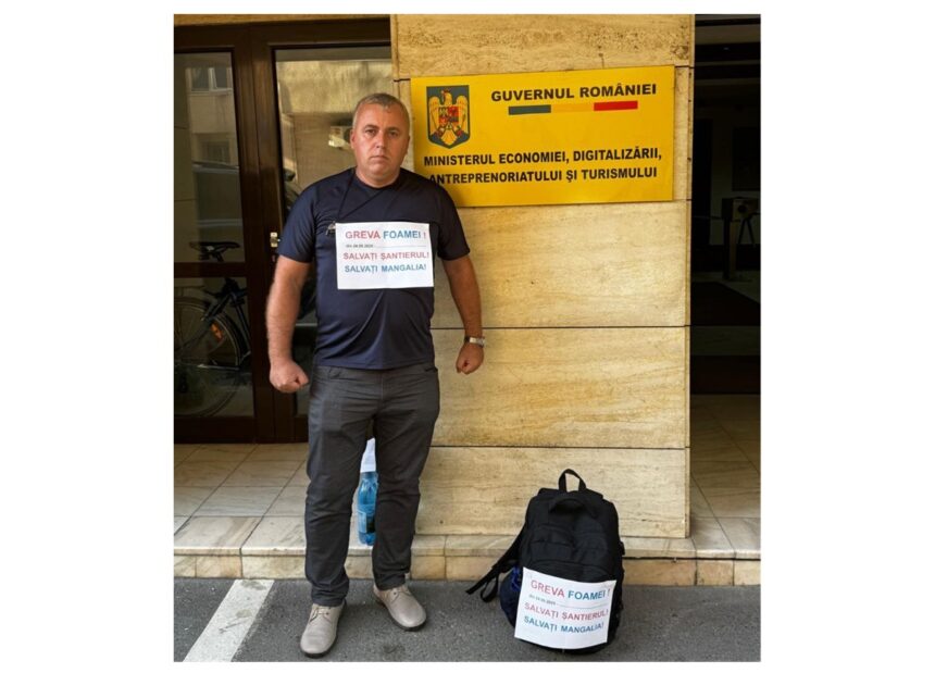 Laurențiu Gobeajă încheie greva foamei! Află declarațiile liderului Sindicatului Liber Navalist din Damen Shipyards Mangalia SA 1 laurentiu gobeaja renunta la greva foamei iata ce spune liderul sindicatului liber navalistul din damen shipyards mangalia sa 68d58bfb86e3a