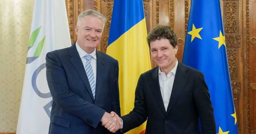 Nicușor Dan, după întâlnirea cu secretarul general al OCDE: România pe cale să devină membru în anul următor 1 nicusor dan dupa discutia cu secretarul general al ocde romania ar putea adera anul viitor 68c7f05963275