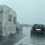 ATENȚIE, șoferi pe Autostrada A2: Ploaia puternică scade vizibilitatea și crește pericolul de acvaplanare! 2 pericol pentru soferii de pe autostrada a2 o ploaie torentiala reduce vizibilitatea exista risc de acvaplanare 68dbcb29e5491