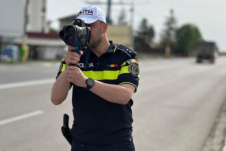 politistii constanteni au desfasurat o actiune pentru combatarea vitezei excesive 68c7f6152cffc