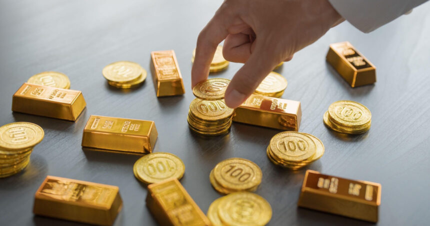 Aurul strălucește ca niciodată! Descoperă cauzele din spatele prețului său record. 1 pretul aurului a atins un nivel record care sunt motivele 68b6bb7dd7bf1