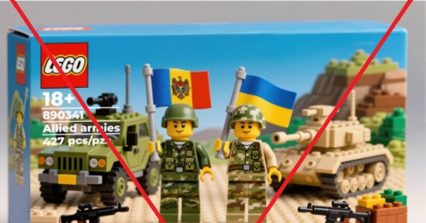 Rușii își desfășoară strategia de manipulare în Moldova cu un set de Lego contrafăcut! 1 propagandistii rusi incearca sa influenteze alegerile din moldova cu ajutorul unui set fals de joc lego 68d95dd40d4b2