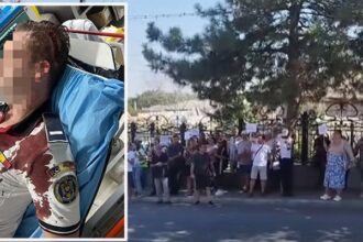 protest spontan dupa ce un politist din babadag a fost lovit cu bata in cap 68b959f48630c
