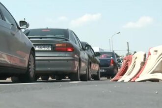 trafic restrictionat pe dn 39 in agigea din cauza unui protest pe pod 68be6e359b98c