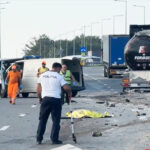 tragedie fara margini trei muncitori spulberati pe a1 in timp ce trasau marcaje rutiere 68b7fa9db1ece