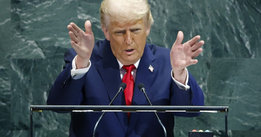 Trump la ONU: „Schimbările climatice - cea mai mare farsă globală”. Mesaj de atenționare pentru cei care investesc în energia ecologică 1 trump la onu schimbarile climatice sunt cea mai mare inselatorie din lume avertisment pentru investitorii in energie verde 68d2d160527e1