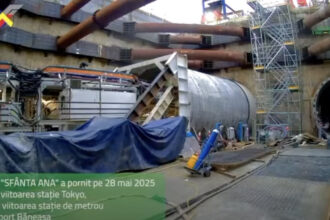 video care e stadiul lucrarilor la metroul spre aeroport un segment de tunel de 900 de metri a fost finalizat 68dbef84b554e