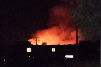 video incendiu puternic in zona localitatii sibioara flacarile sunt vizibile de departe 68d82a922fb8a