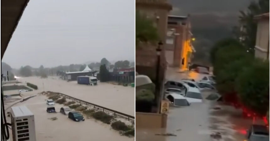 Furii ale naturii în Valencia: Mașini smulse de ape, salvări spectaculoase în ultimele clipe 1 video inundatii in regiunea valencia din spania masini luate de torenti oameni salvati in ultimul moment 68dab69c2c0c5