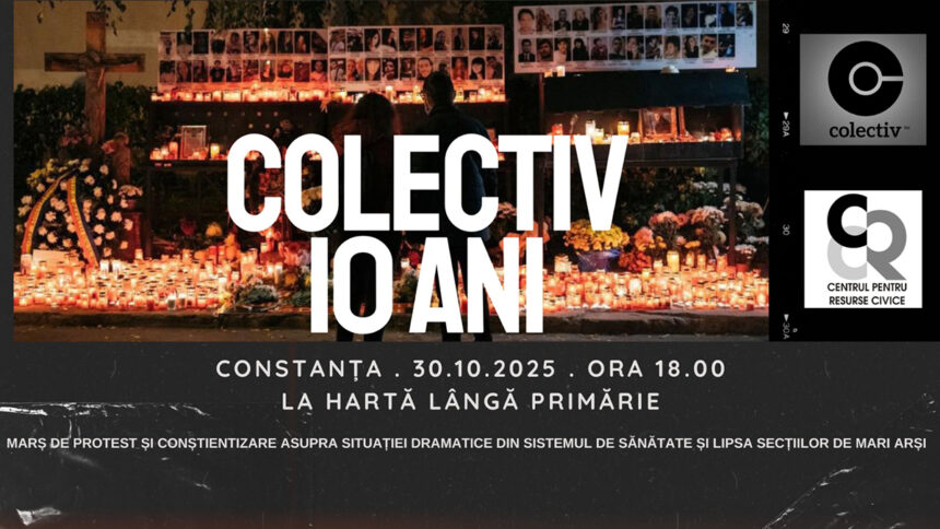 10 ani de la tragedia Colectiv: Amintirea celor 65 de suflete ne va călăuzi. Marș și protest în Constanța pentru a onora memoria lor. 1 10 ani de la colectiv nu uitam nu iertam mars si protest la constanta in memoria celor 65 de victime 68fb0d892d811