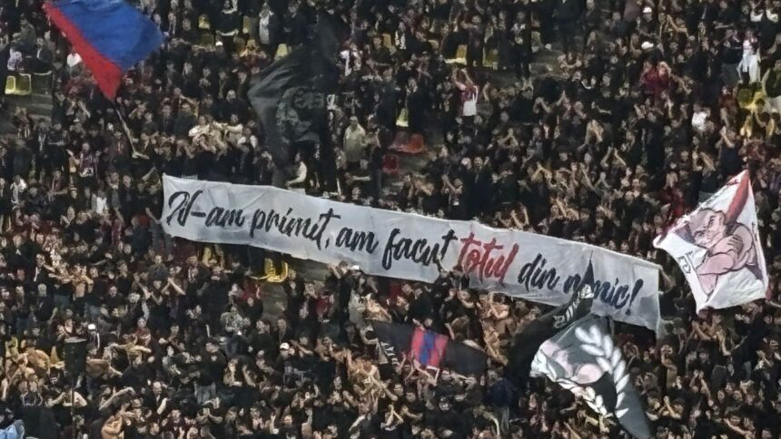 Câte inimi pasionate au vibrat la meciul FCSB - Bologna? 1 cati suporteri au fost prezenti la fcsb bologna 68fa7559341c9