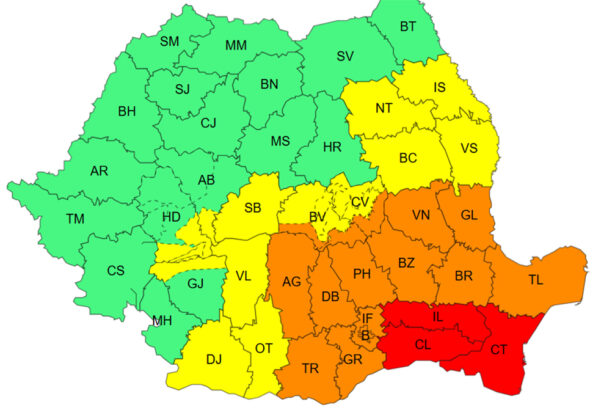 cod rosu la constanta se reintorc ploile in aversa anm anunta peste 120 de litri de apa pe metrul patrat 68e37160b8579