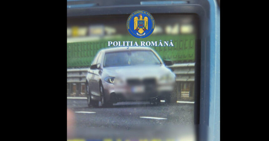 Un șofer surprins cu o viteză uluitoare pe Autostrada A0: „Locația nu mai contează, fie că e autostradă sau drum județean!” 1 cu ce viteza a fost prins un sofer pe autostrada a0 nu mai conteaza daca se afla pe autostrada drum national drum judetean 68f4c02192e1a