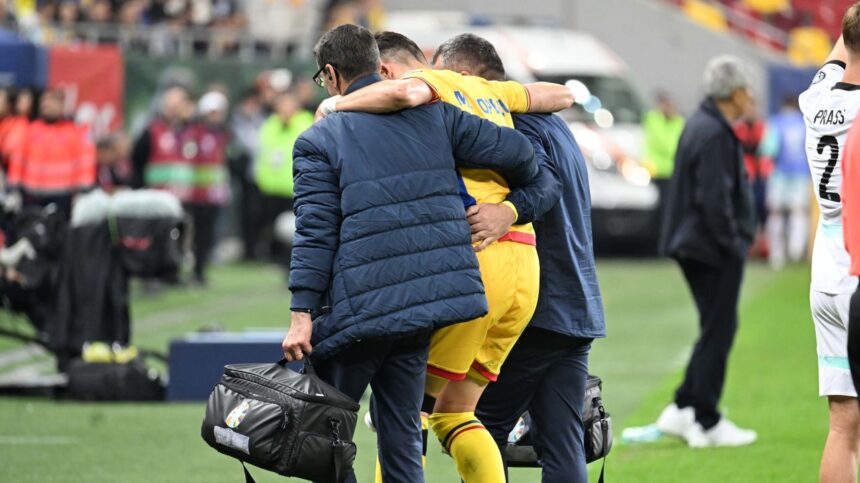 Vești îngrijorătoare pentru FCSB! Impactul accidentării lui Mihai Popescu în confruntarea cu Austria 1 exclusiv vesti proaste pentru fcsb cat poate lipsi mihai popescu dupa ce s a accidentat in meciul cu austria 68ede0e3d8810