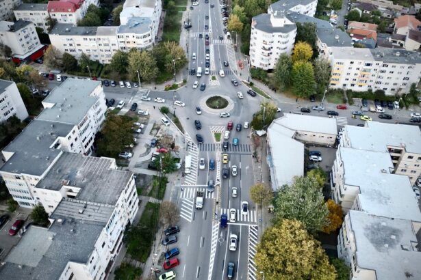 foto atentie soferi noi scuaruri mediane au fost amenajate pe strada soveja din constanta 68f8ddbd7b227