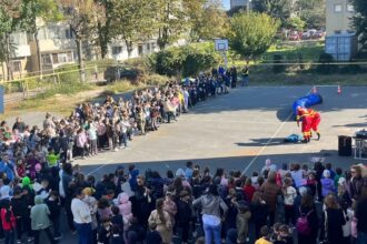 foto exercitiu de simulare a unui cutremur la scoala gimnaziala nr 3 ciprian porumbescu din constanta 68ecd2a23f9da