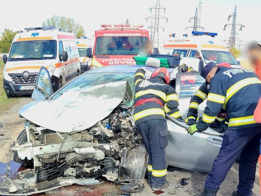 Accident devastator în Slobozia: Patru victime într-un carambol cu patru autoturisme implicate 1 foto groaznic accident rutier in slobozia patru persoane ranite in urma unui carambol cu patru masini implicate 68f4c61520a06