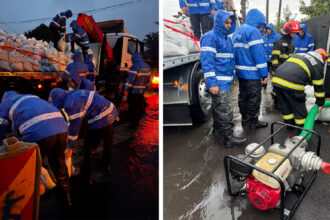 foto video jandarmii intervin pe strada motilor din zona palas din constanta unde exista risc de inundatie 68e60d54cb6fc