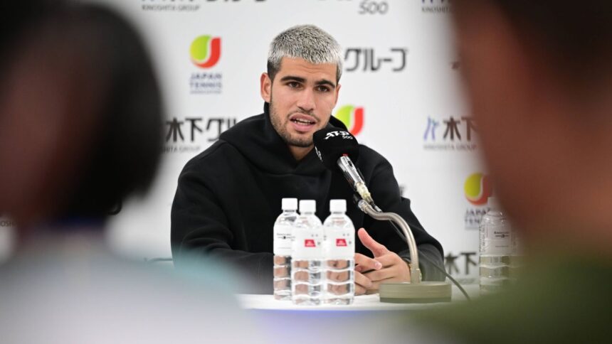 Carlos Alcaraz, sancționat de ATP cu milioane de euro pentru absența de la Shanghai: reacția sa surprinzătoare! 1 galerie foto carlos alcaraz penalizat de atp cu milioane de euro pentru ca a refuzat participarea la shanghai ce a raspuns ibericul 68e18bc4f2d77