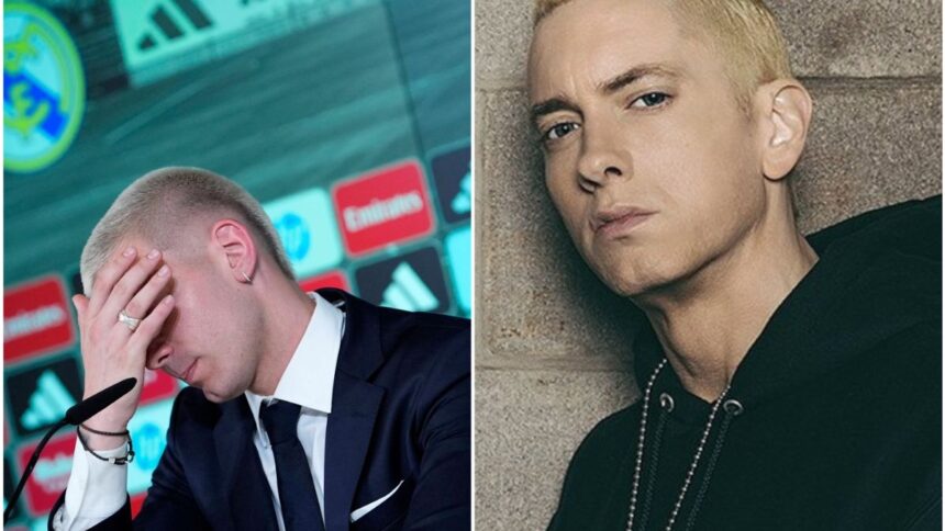 Cine se ascunde în spatele poreclei Eminem la Real Madrid? „Aici, toată lumea îmi spune așa!” Pe Bernabeu apare și „50 Cent”! 1 galerie foto cine este eminem de la real madrid toti imi spun asa aici pe bernabeu este si 50 cent 68f3c4de9e9ff