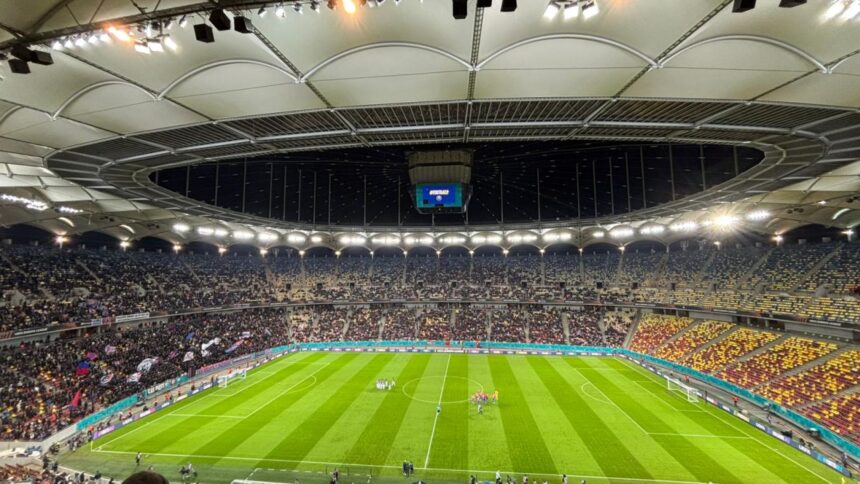 Spectacol pe Arenă: Atmosfera vibrantă de la confruntarea FCSB - Young Boys 1 galerie foto cum arata tribunele arenei nationale la meciul fcsb young boys 68deb49e03227