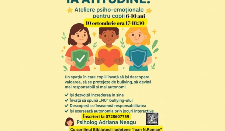 „Descoperă-ți emoțiile!” – Ateliere interactive pentru copii la Biblioteca Județeană Constanța 1 ia atitudine ateliere psiho emotionale pentru copii la biblioteca judeteana constanta 68e62546b245b